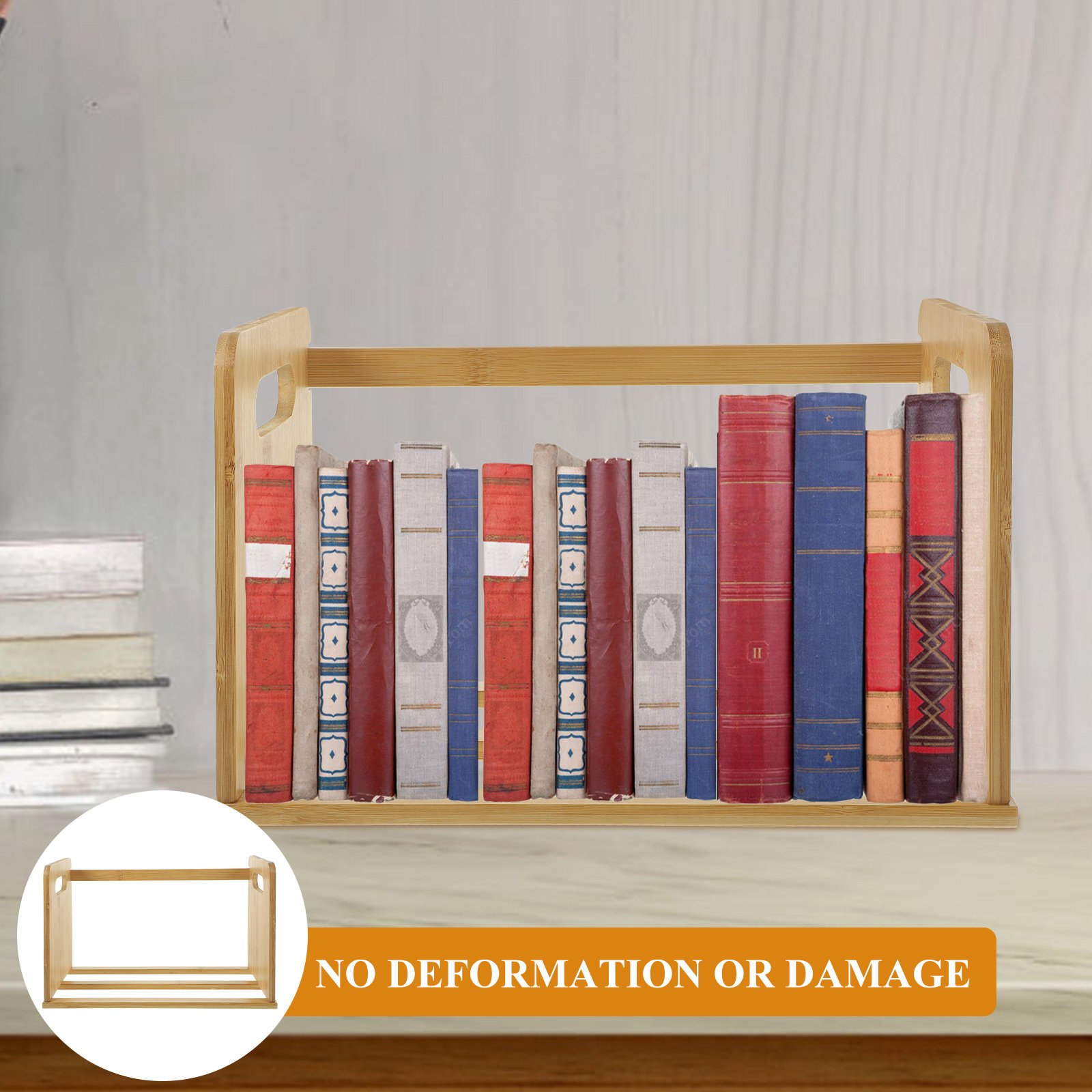 Bookshelf - Estante de madeira para livros, organizador