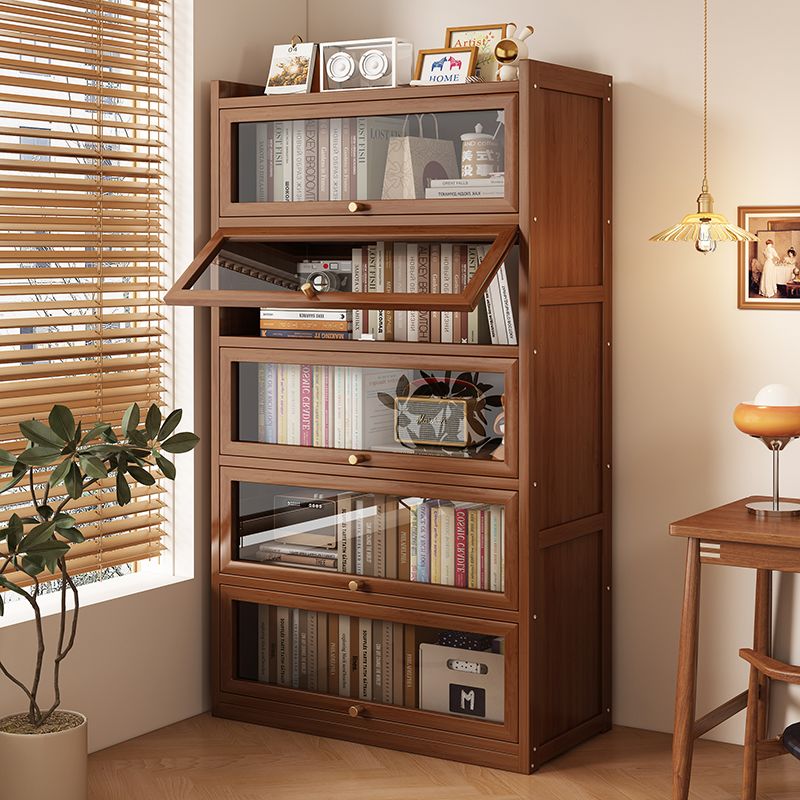 Bookshelf - Estante de livros multifuncional em bambu,
