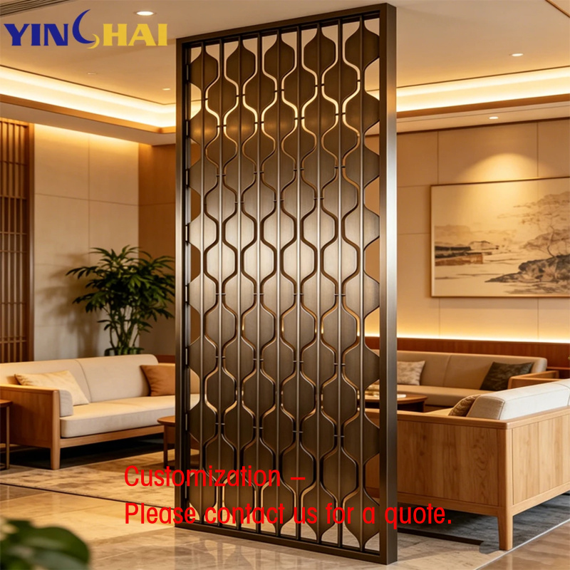 Partition Screen Divider - Divisória de Ambiente em Aço Inoxidável
