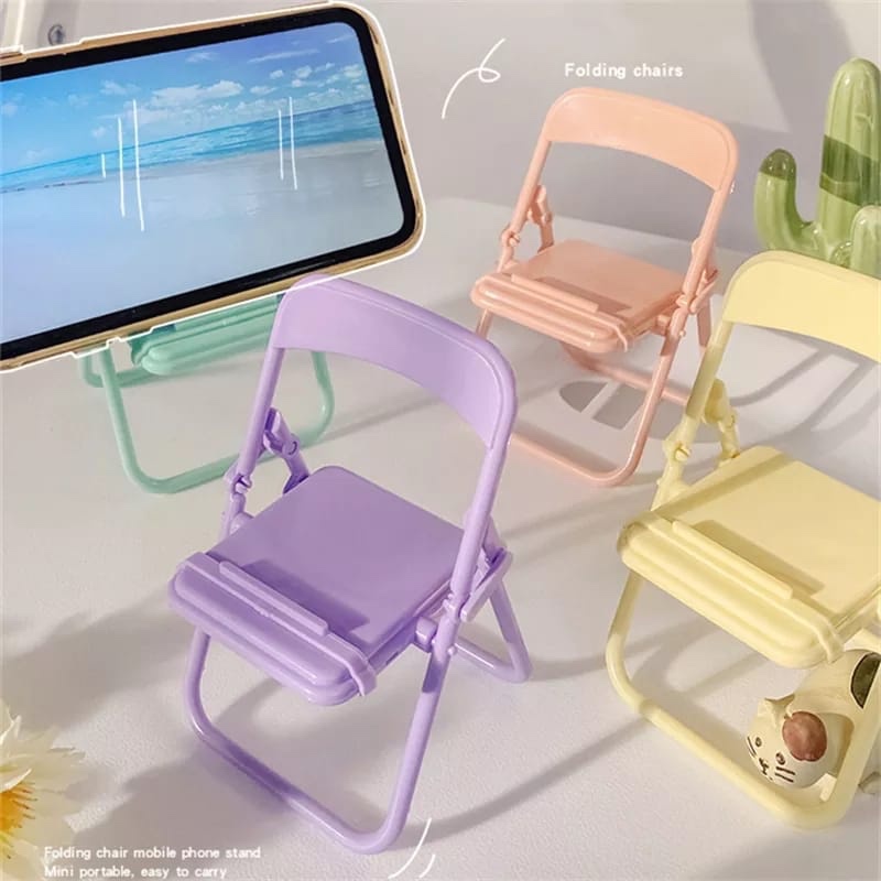 Office Stool - Suporte de Telefone Criativo em Formato