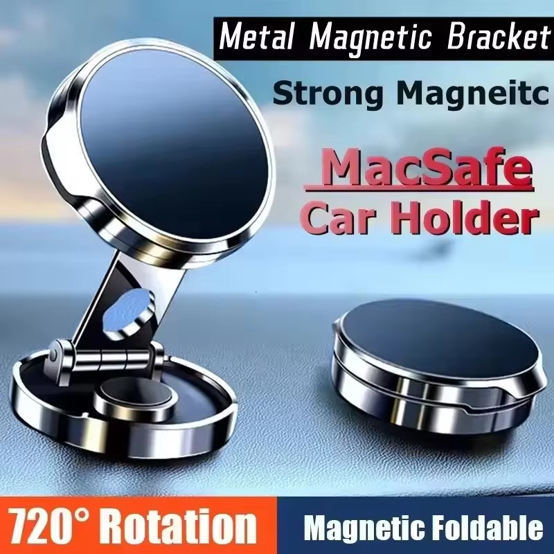Mobile Pedestal Cabinet - Suporte Magnético Redondo Dobrável para Carro,