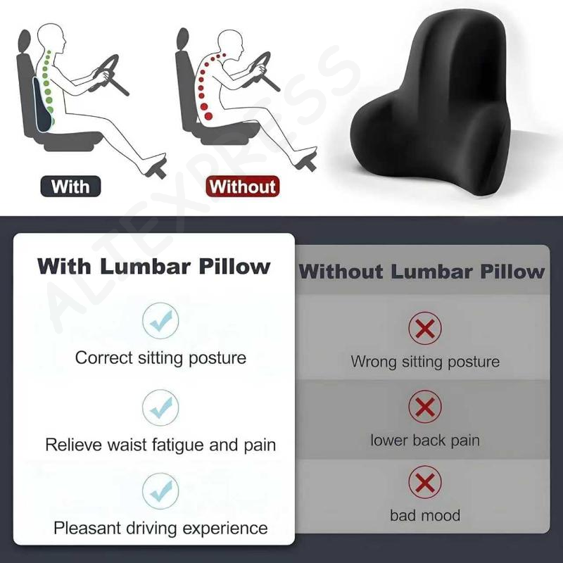 [G]Almofada de apoio lombar pa - Office Chair Cushion avaliação e preço