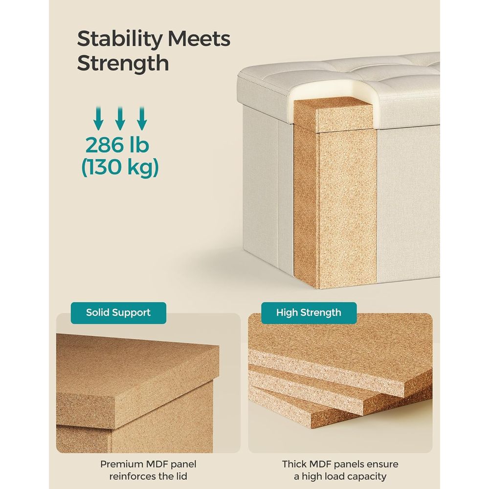 Puf de Armazenamento Compacto, - Office Stool avaliação e preço