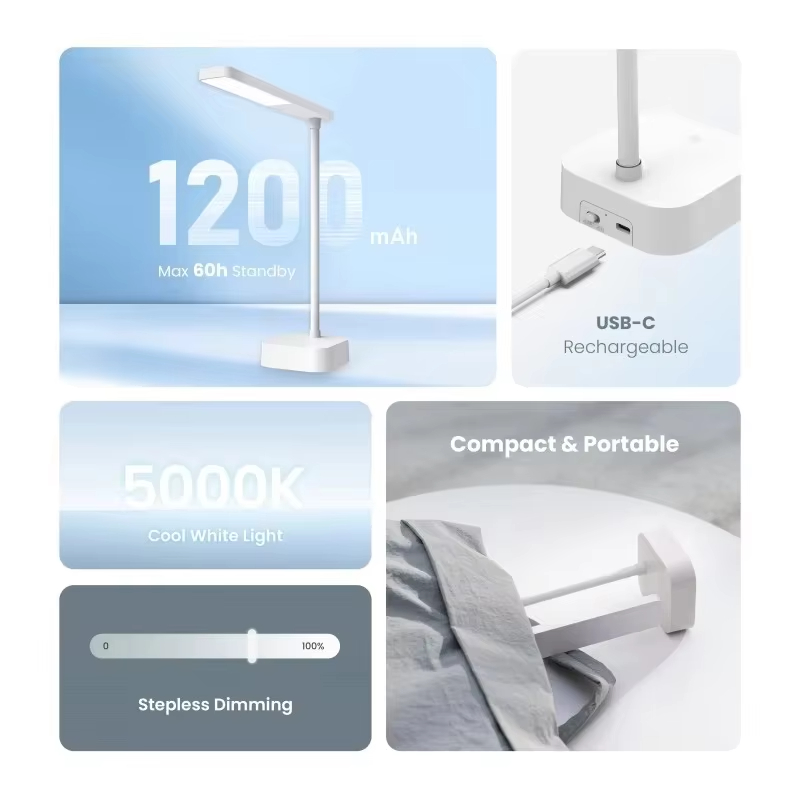 Luminária de mesa recarregável - Desk Lamp avaliação e preço