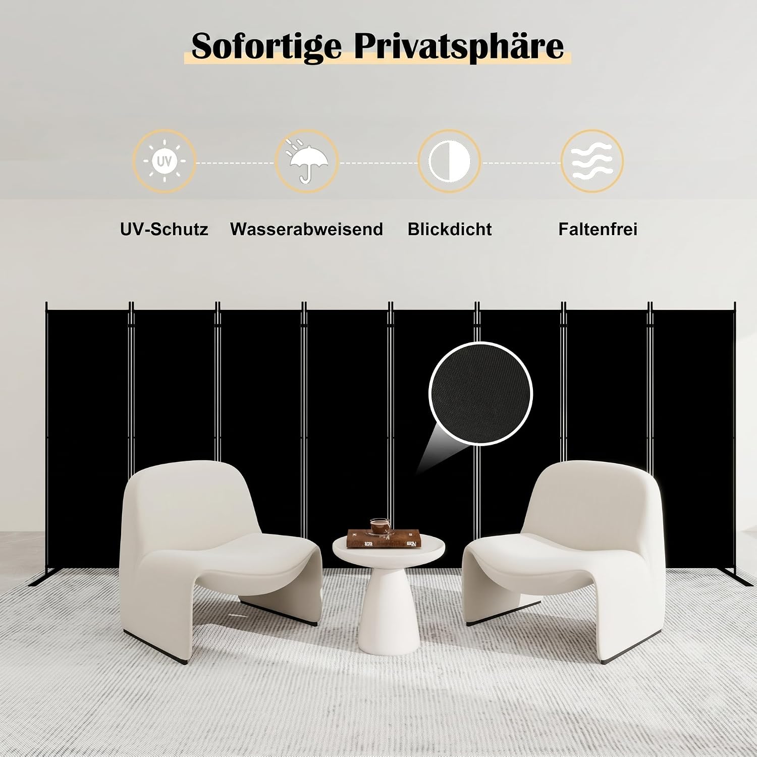 Divisória de Ambiente Dobrável - Partition Screen Divider avaliação e preço