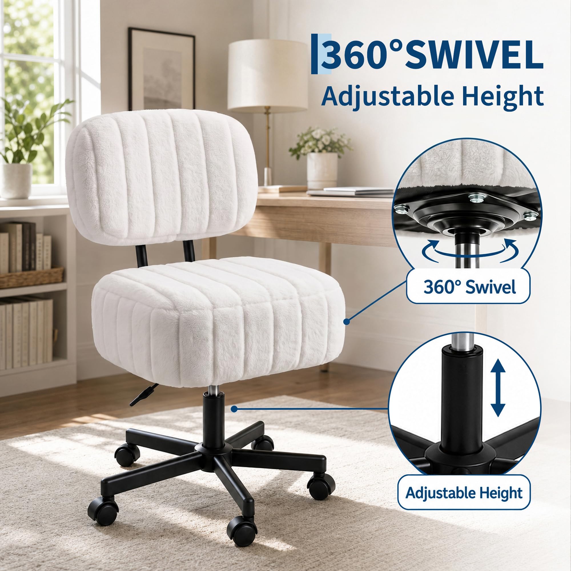 Cadeira de toucador com espaço - Office Stool avaliação e preço