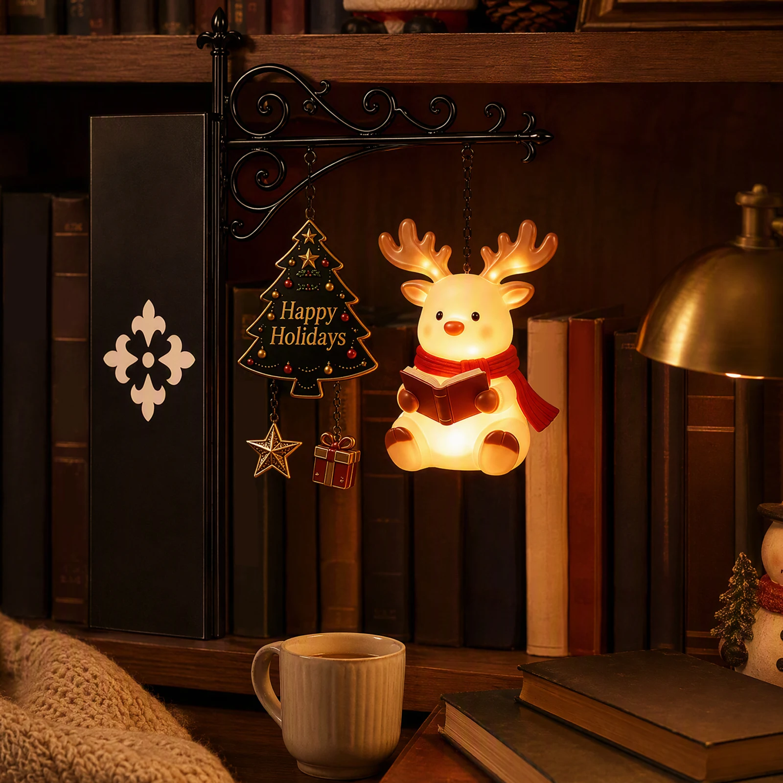 Estatueta de Papai Noel para E - Bookshelf avaliação e preço