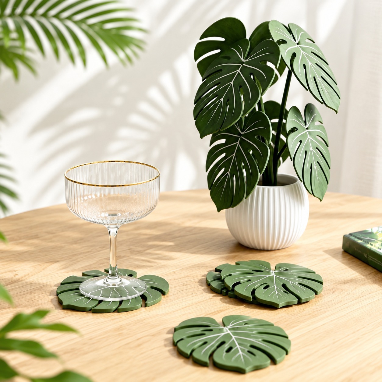 Porta-copos de Planta Monstera - Office Furniture Brands avaliação e preço