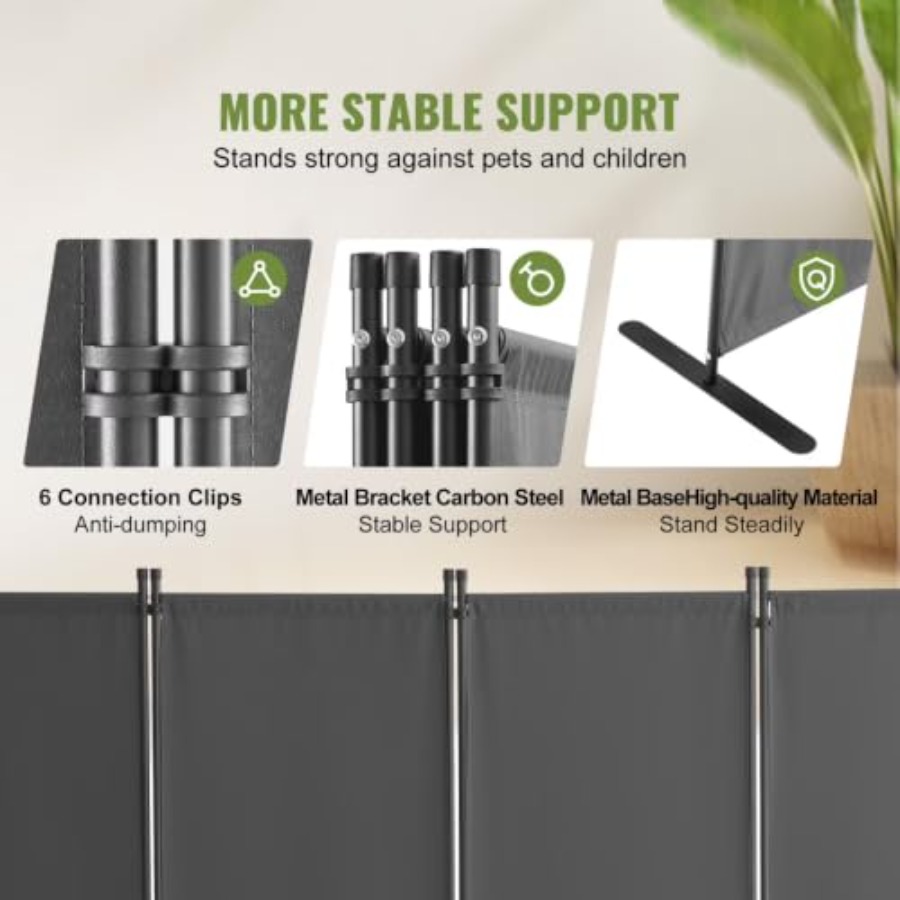 Divisória de Ambiente Dobrável - Partition Screen Divider avaliação e preço