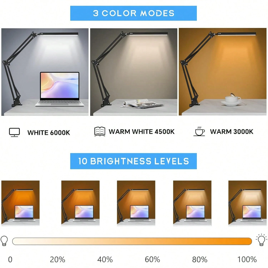Luminária de Mesa LED para Cas - Desk Lamp avaliação e preço